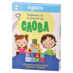 Agato smart kid kartice sa slovima 40 kartica 4 - 7 godina ( 718578 )