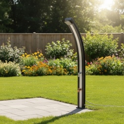 Alberg Solarni Tuš 25L Curve Aluminijum sa Bakarnom Slavinom ( LY3-KL30 )