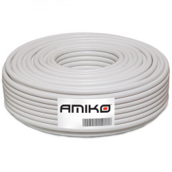 Amiko koaksijalni kabel RG-6, CCS, 100dB, 100 met. - RG6/100db - 100m - Img 1