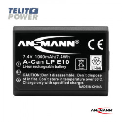 Ansmann baterija Li-Ion 7.4v 1000mAh za Canon kamere A-Can LP E10 ( 4209 ) - Img 2