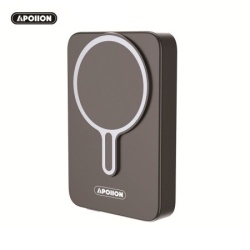 Apollon 4007249037725 power bank bezični 15w 10000 mah alu sivi ( w11bgry )