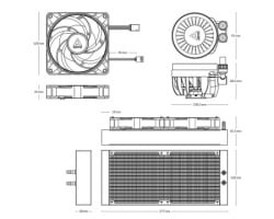 Arctic Liquid Freezer III 240 A-RGB White vodeno hlađenje (ACFRE00150A) -4