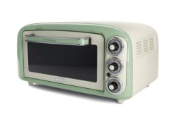 Ariete Vintage mini rerna, zelena (979), 18l, 1380W