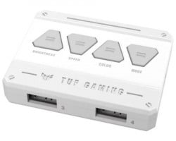 Asus tuf gaming TF120 ARGB white ediution 3IN1 ventilator - Img 2