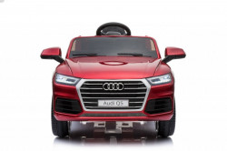Audi Q5 2019 Licencirani auto na akumulator sa kožnim sedištem i mekim gumama - Crveni - Img 5