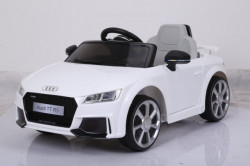 Audi TT RS Licencirani auto sa kožnim sedištima i mekim gumama - Beli - Img 1