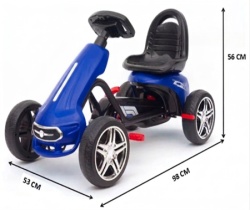 Baby karting mini na pedale y-pc086 plava ( 608604P )