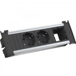Bachmann KAPSA Napojni modul 2xšuko +1x prazno mesto, 0,2m GST18 ( 927.052 )