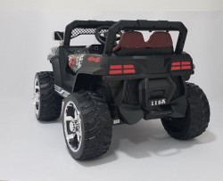 BAGI 4x4 model 119A - Dečiji Auto na akumulator sa kožnim sedištem i mekim gumama - funkcija ljuljanja - Beli - Img 3