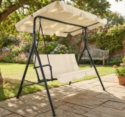 Baštenska ljuljaška - Swing Comfort - 170x110x152cm - krem