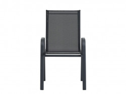 Baštenska stolica leknes čelik/tekstil crna ( 3786940 ) - Img 7
