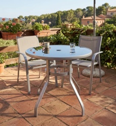 Bastenski sto okrugli 80 cm - como ( 046992 )