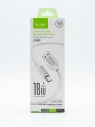 Bavin kabl 18W Type USB A na Type C 1m bela - CB367 ( 90147 )