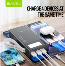 Bavin Power bank 30000mAh 22.5W QC3.0 bela ( 90320 )-3