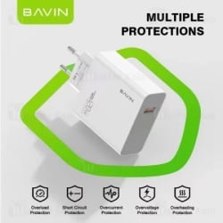 Bavin punjač 120W USB-A + kabl type-C bela ( 90038 )-6