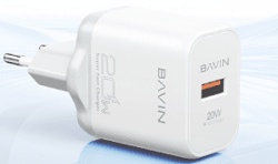 Bavin punjač 20w USB a + kabl type c bela ( 90061 )