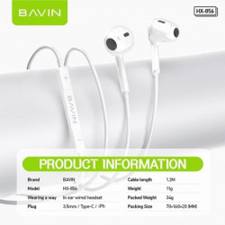 Bavin slušalice type-C bela ( 90203 ) - Img 1