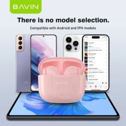 Bavin slušalice wireless earbuds crna ( 90205 )-5