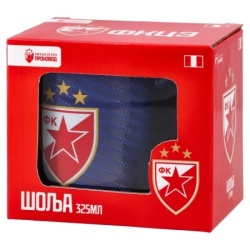 Best Buy lungy lux šolja keramička crvena zvezda 325ml ( 300812 )-2