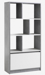 Billund bela/beton siva polica za knjige ( 3699036 ) - Img 1
