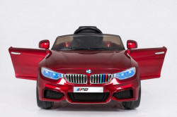 BMW 8 Auto za decu na akumulator sa kožnim sedištima i mekim gumama - Crveni ( BJP807 ) - Img 5