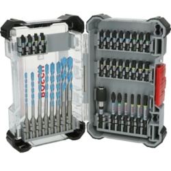 Bosch 2608521u82 impact mešani set za zavrtanje I bušenje u raznim građevinskim materijalima, 35 kom. ( 2608521u82 )