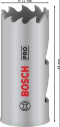 Bosch PRO Multi Material testera za otvore, 22 mm, sa navojem ( 2608901496 )-8