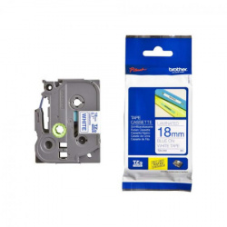 Brother Lam.traka 18mm plavo/belo ( TZE243 )