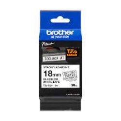 Brother Lam.traka18mm crno/belo strong ( TZES241 )
