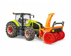 Bruder Traktor Claas Axion 950 sa lancima i čistaćem za sneg ( 030179 ) - Img 1