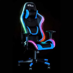 ByteZone THUNDER crnoplava LED RGB Gaming stolica - Img 3