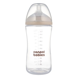 Canpol babies flasica antikolik dual zone 330ml natural 35/402 ( 35/402 )