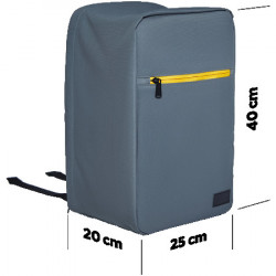 Canyon cabin size backpack for 15.6" laptop, polyester, gray ( CNE-CSZ01GY01 ) - Img 10