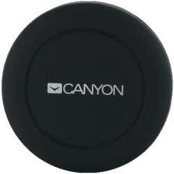 Canyon CH-2 car holder for smartphones,magnetic suction function ,with 2 plates(rectanglecircle), black ,44*44*40mm 0.035kg ( CNE-CCHM2 )  - Img 1