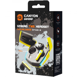 Canyon GTWS-2, gaming true wireless headset yellow ( CND-GTWS2Y ) - Img 5