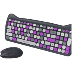 Canyon HSET-W6 EN/AD Keyboard+Mouse Kitty Edition AAA+?? Wireless Violet ( CNS-HSETW6VT-AD ) -5