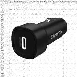 Canyon ondrive 30 pd 30w usb-c black car charger ( CNE-CCABR2C )