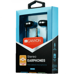 Canyon SEP-4 stereo earphone with microphone ( CNS-CEP4B )  - Img 2