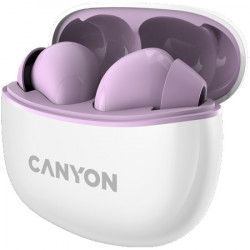 Canyon TWS-5 bluetooth headset, type-C, purple ( CNS-TWS5PU ) - Img 4