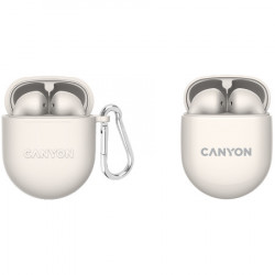 Canyon TWS-6, Bluetooth headset Beige ( CNS-TWS6BE )  - Img 1