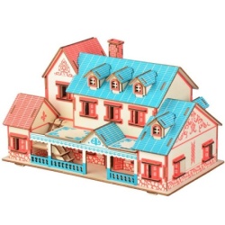 Čarolijashop 3d drvene eko puzzle - NARAT VILA ( 1264)