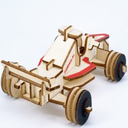 Čarolijashop 3d drvene puzzle - FORMULA 1 ( 698)-4