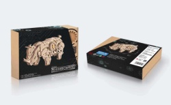 Čarolijashop 3d drvene puzzle - NOSOROG ( 663)-3