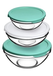 Činija chef s sa poklopcem 14/17/20cm set 3/1