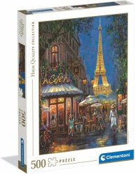 Clementoni puzzle 500 hqc night at the eiffel cafÉ 20 ( CL35571 )