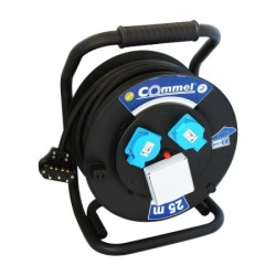 Commel kabl sa motalicom pvc bubnj 320mm suko trofazn 25m h05vv-f 5g2,5 ( c0914 )
