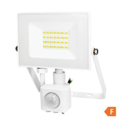 Commel led reflektor senzor 20w 4000k, 1600lm 30kh, beli ( c307-129 )