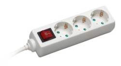 Commel produzni kabl 3 uticn. 16a 250v 3500w sklopka 5m h05vv-f 3g1,5 ( c0816 )