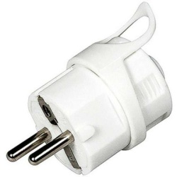 Commel utikac sa kontaktom za uzemljenje 16a 250v, beli ( c290-101 )
