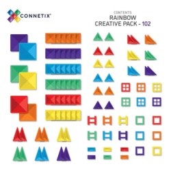 Connetix Magnetni konstruktor Rainbow Creative Pack 102 dela ( SW11843 )-4